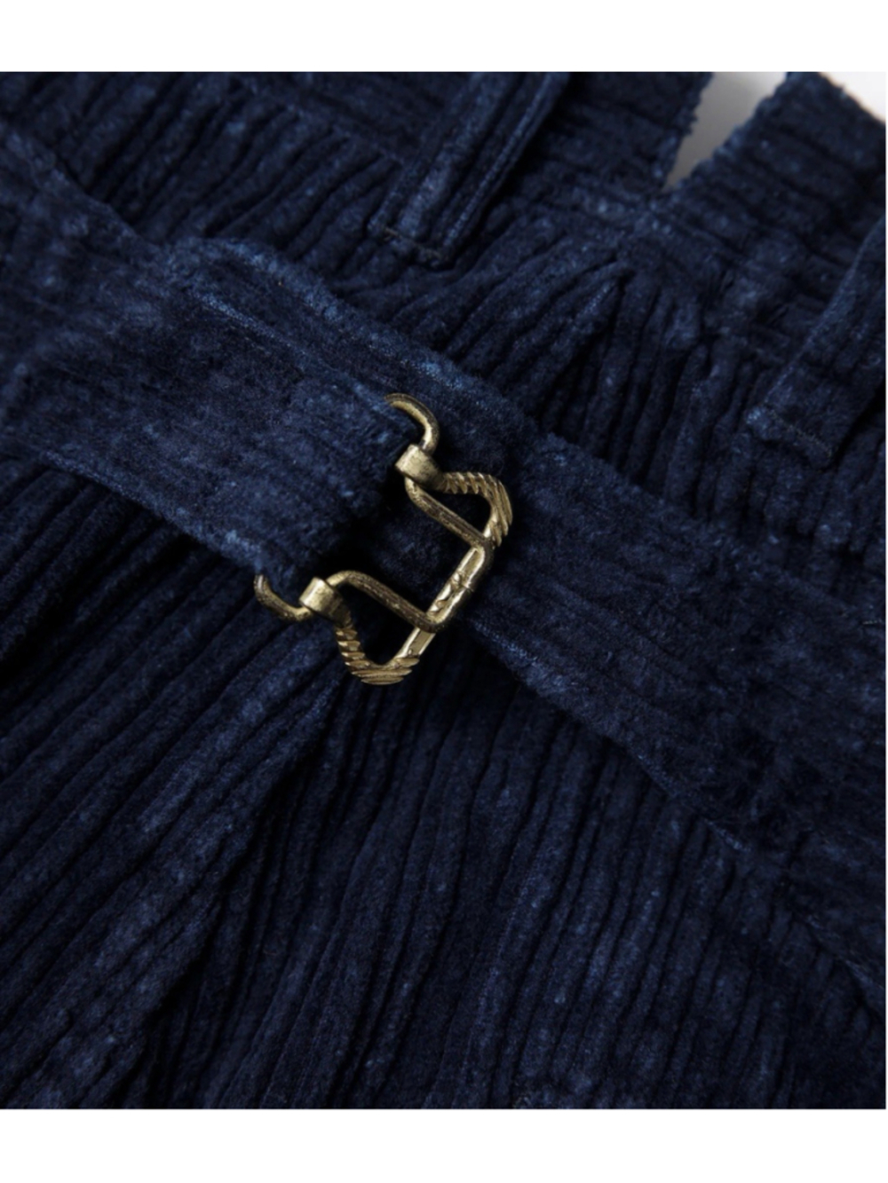 1920s Indigo Corduroy Work Pants Annual Ring M - Picture 8 of 9